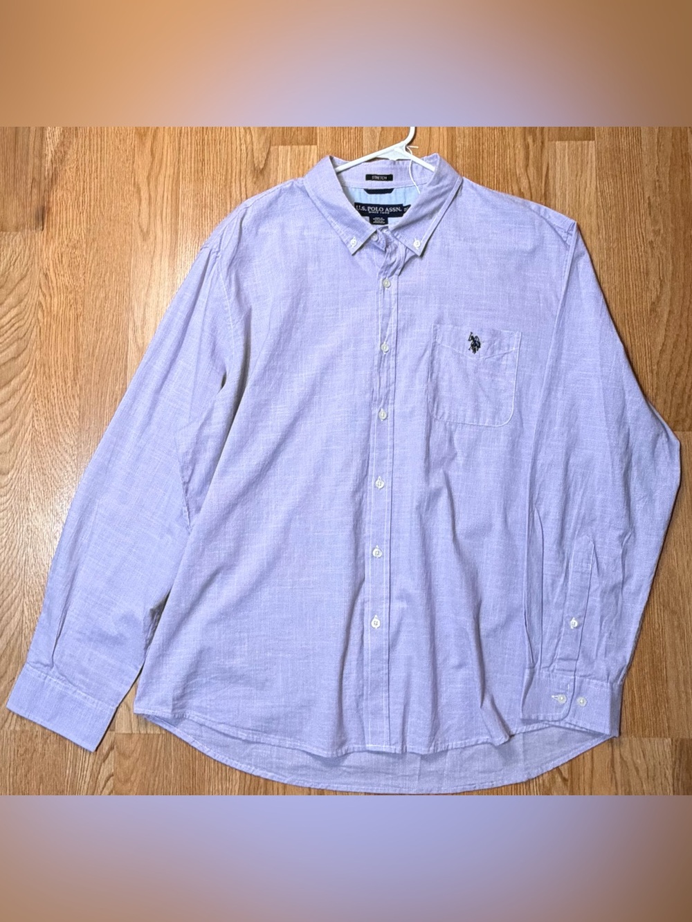 U.S. Polo Assn. Light Lavender Button-Down Dress Shirt